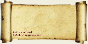 Anica Jočanin vizit kartica